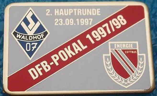 Pin DFB Pokal 1997-1998 SVW FC Energie Cottbus.jpg