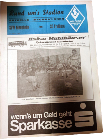 Magazin 9.Spieltag 1981 1982 SV Waldhof Freiburger FC.png