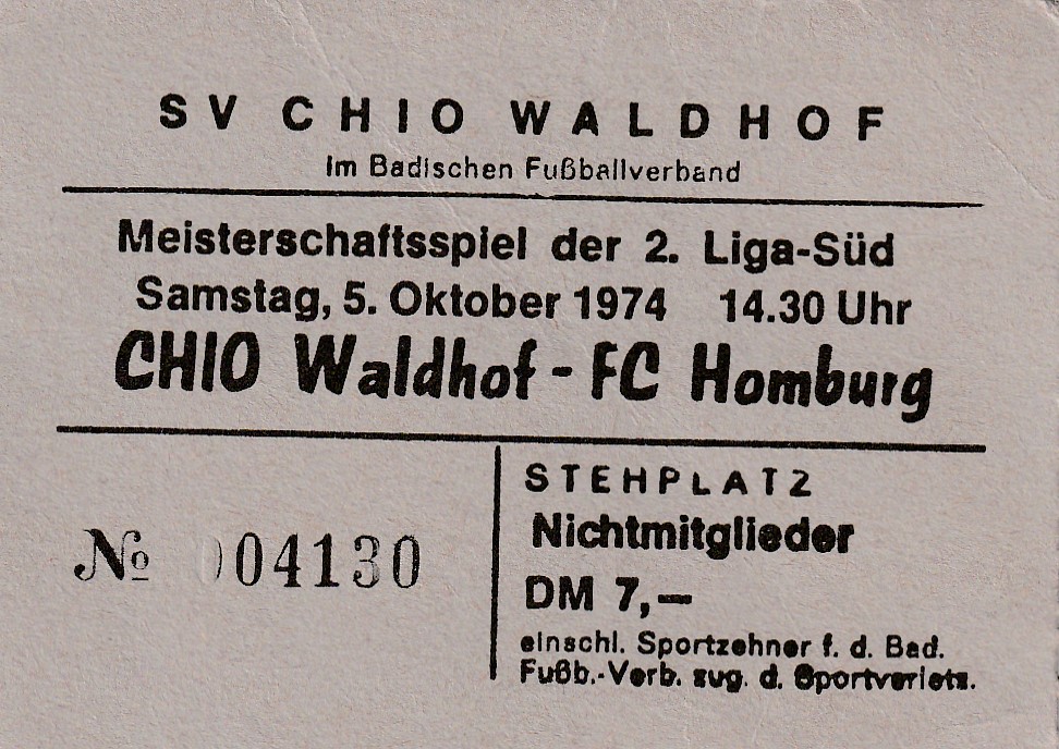 Eintrittskarte 1974 75 SV Chio Waldhof 07 FC 08 Homburg.jpg