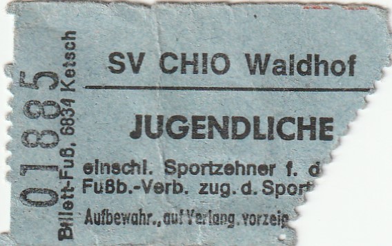 Eintrittskarte 1974 75 SV Chio Waldhof 07 SV Sandhausen.jpg