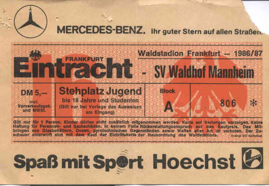 Eintracht Frankfurt - SVW, BL,1986-1987.JPG