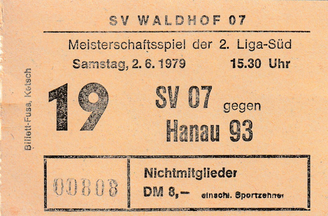 Eintrittskarte 1978 79 SV Waldhof 07 FC Hanau 93.jpg