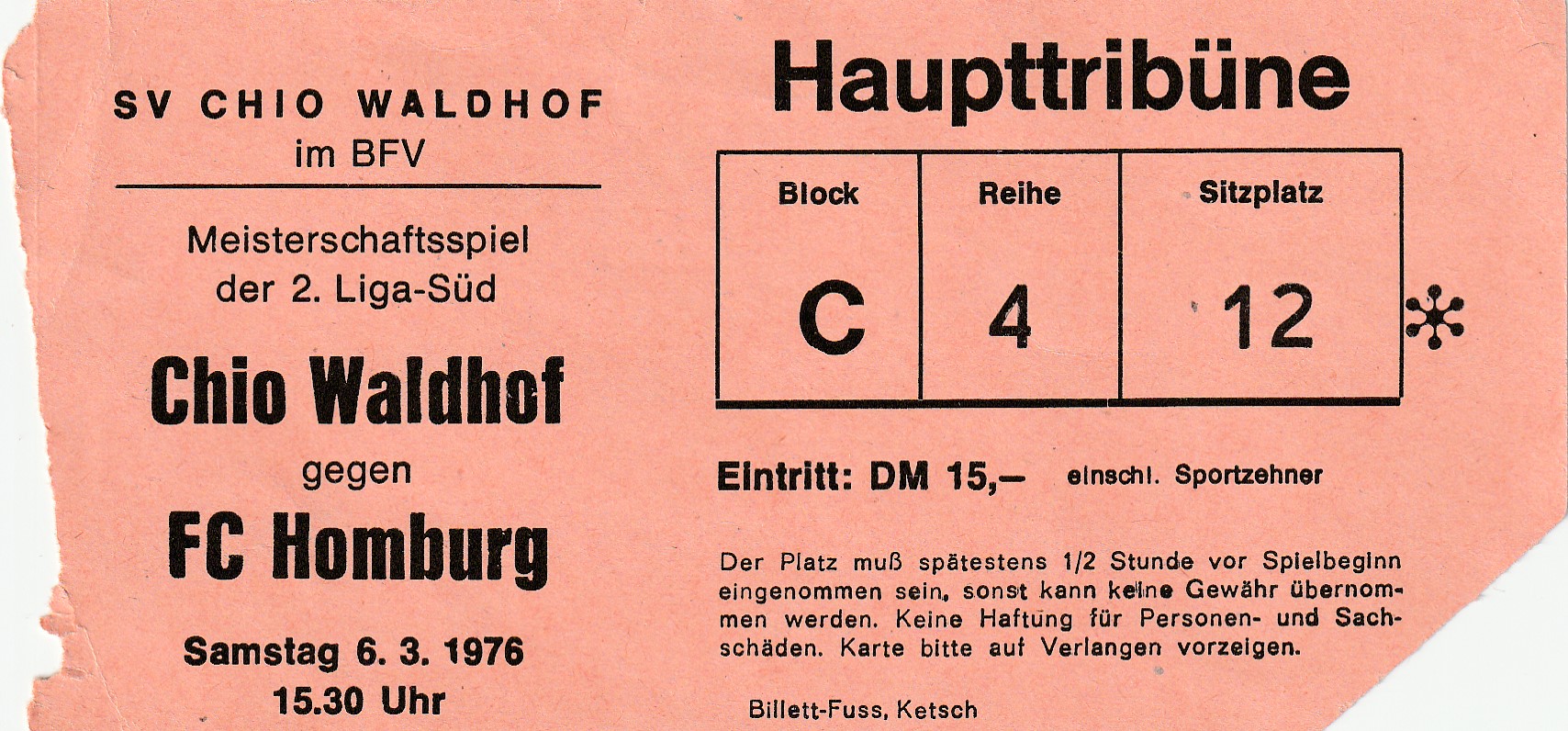 Eintrittskarte 1975 76 Chio Waldhof FC 08 Homburg.jpg