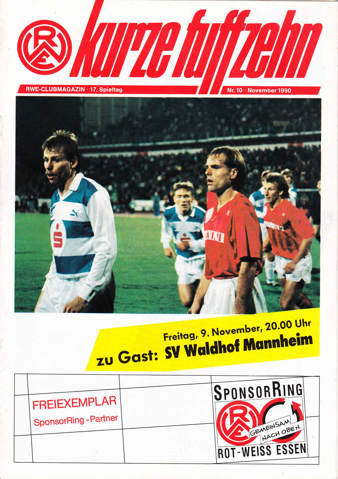 Magazin 17.Spieltag 1990-1991 Rot-Weiss Essen SVW.jpg