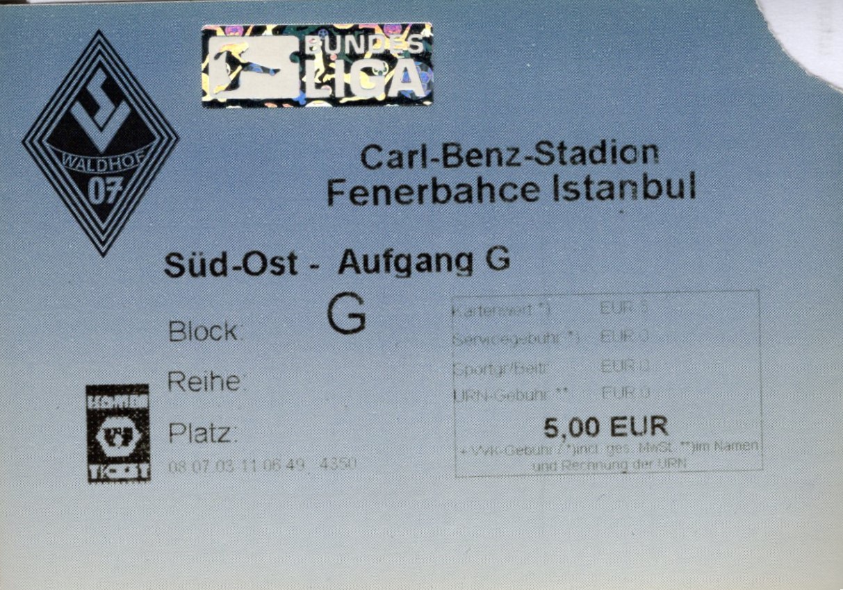 Eintrittskarte Testspiel 2003-2004 SVW Fenerbahce Istanbul.jpg