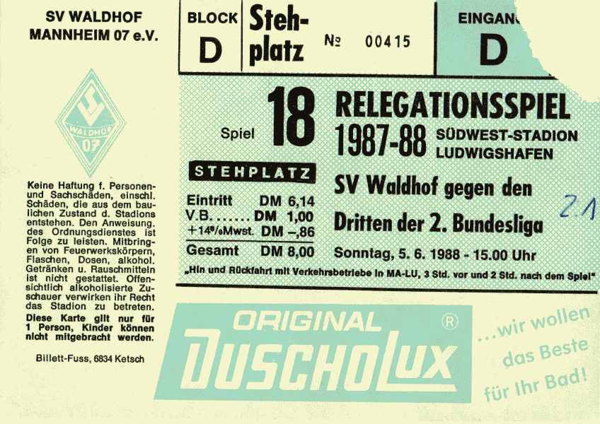 Karte Relegation Waldhof SV Darmstadt 98 5 6 1988.jpg
