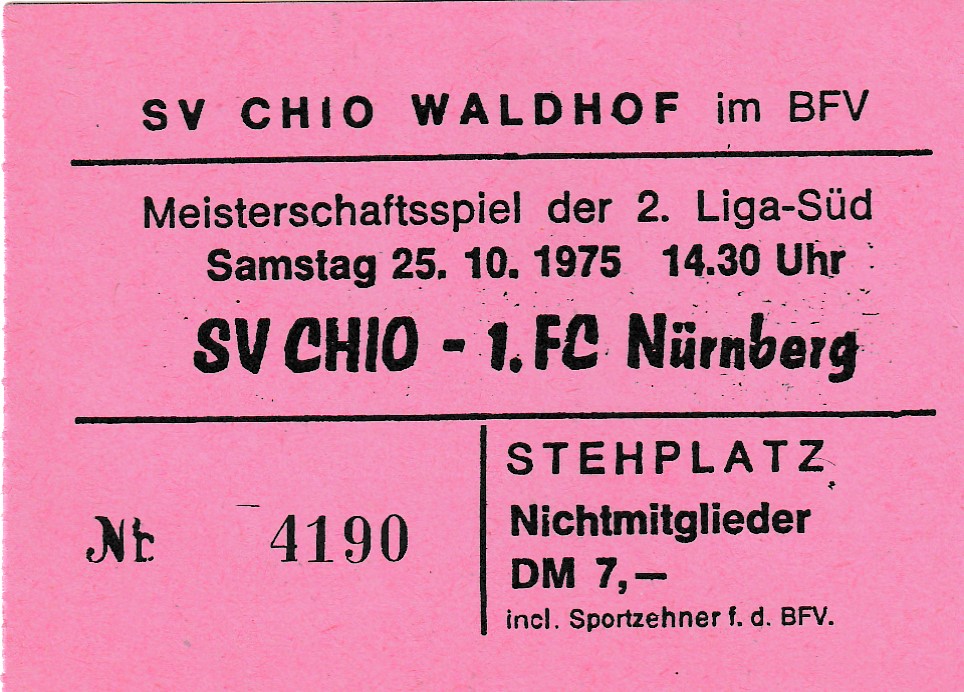 Eintrittskarte 1975 76 Chio Waldhof 1. FC Nürnberg.jpg