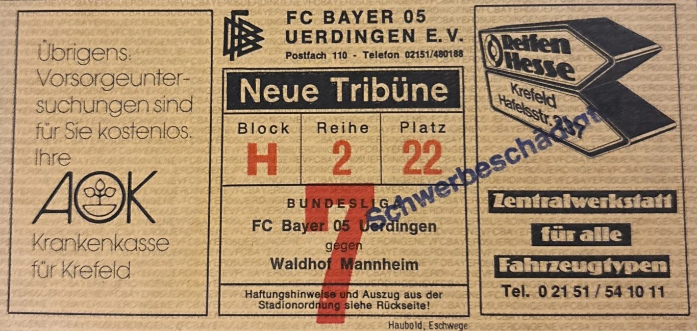 Karte-Bayer Uerdingen - Waldhof Mannheim 83 84.jpg