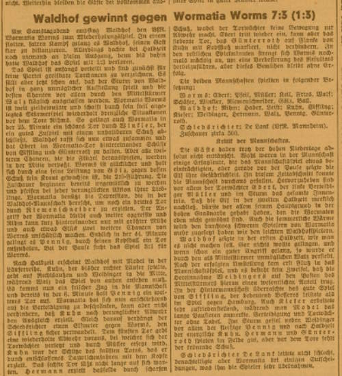 Waldhof worms juni 1933 Hakenkreuzbanner Zeitung.jpg