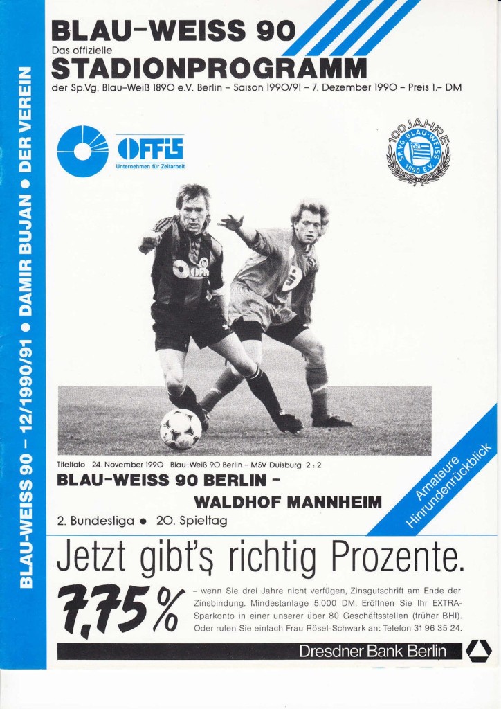 Magazin 20.Spieltag 1990-1991 Blau-Weiß 90 Berlin SVW.jpg