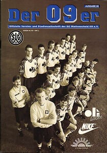 Magazin 16.Spieltag 1994-1995 SG Wattenscheid 09 SVW.jpg