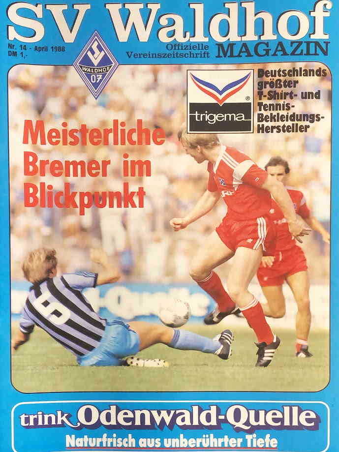 Magazin 27 Sp Waldhof SV Werder Bremen 87 88.jpg