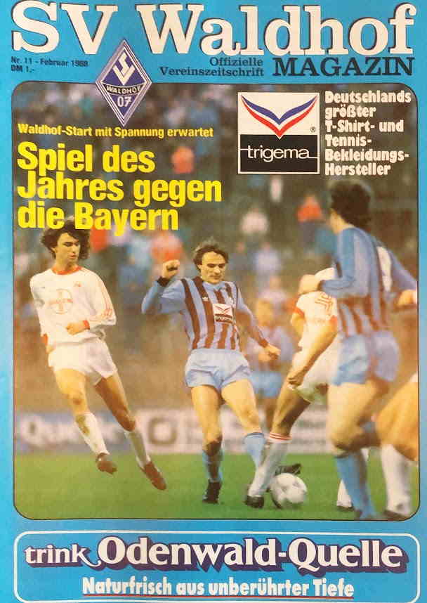 Magazin 20.Spieltag 1987-88 Waldhof Mannheim FC Bayern München.jpg