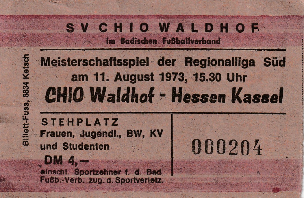 Eintrittskarte 1973 74 Chio Waldhof Hessen Kassel.jpg