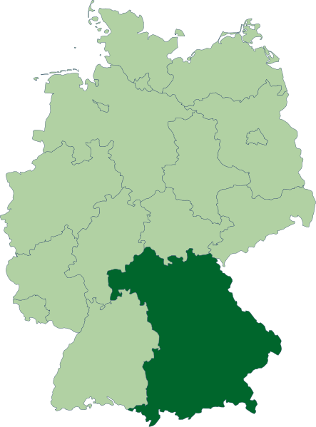 Gebiet der Bayernliga