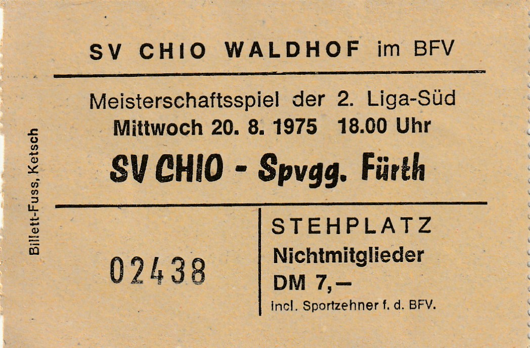 Eintrittskarte 1975 76 Chio Waldhof SpVgg Greuther Fürth.jpg
