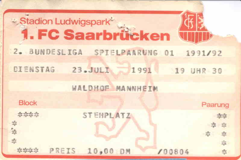 1. FC Saarbruecken - SVW, 2. BL, 23.07.91, 2-1.JPG