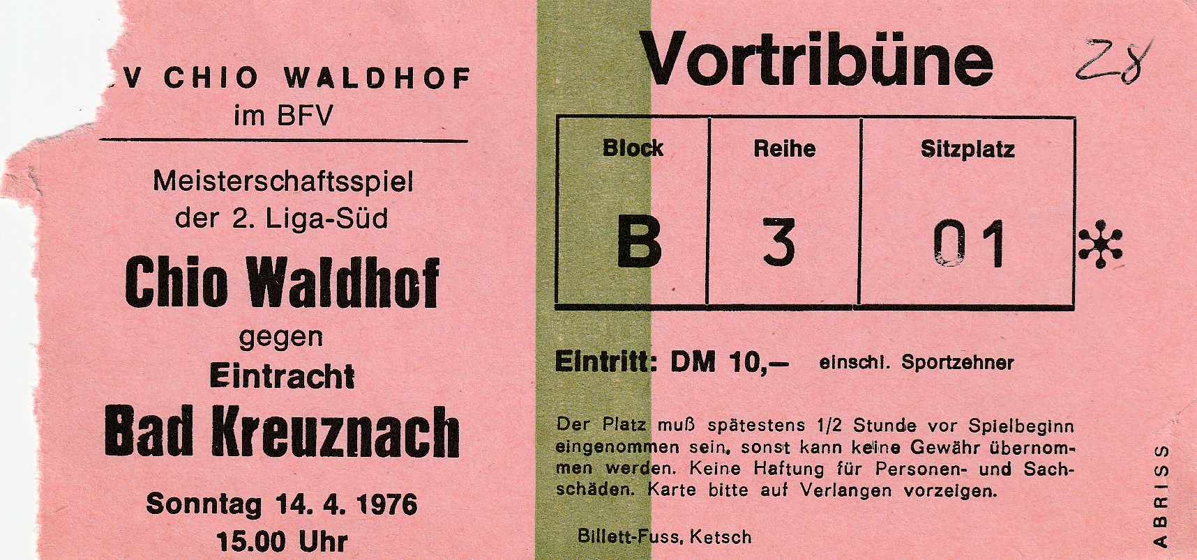 Eintrittskarte 1975 76 Chio Waldhof Eintracht Bad Kreuznach.jpg