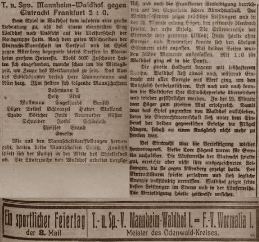 Presse Eintracht Frankfurt Waldhof Mai 1921.jpg