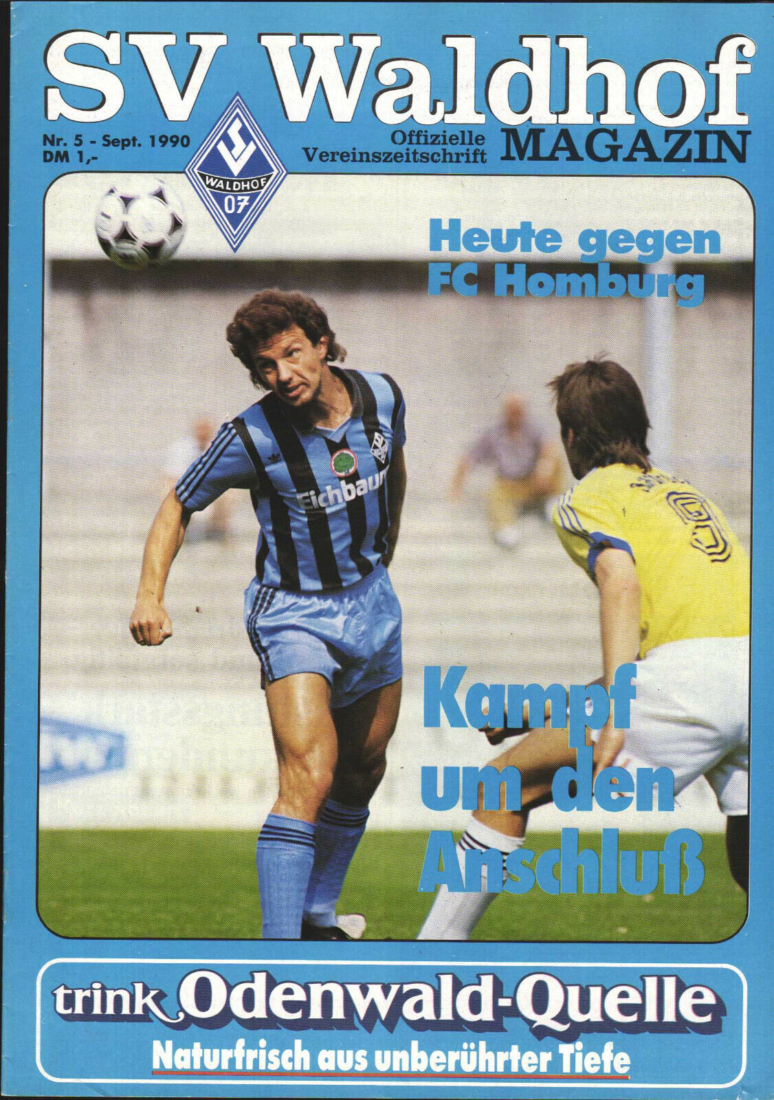 Magazin 10.Spieltag 1990-1991 Waldhof FC Homburg.jpg