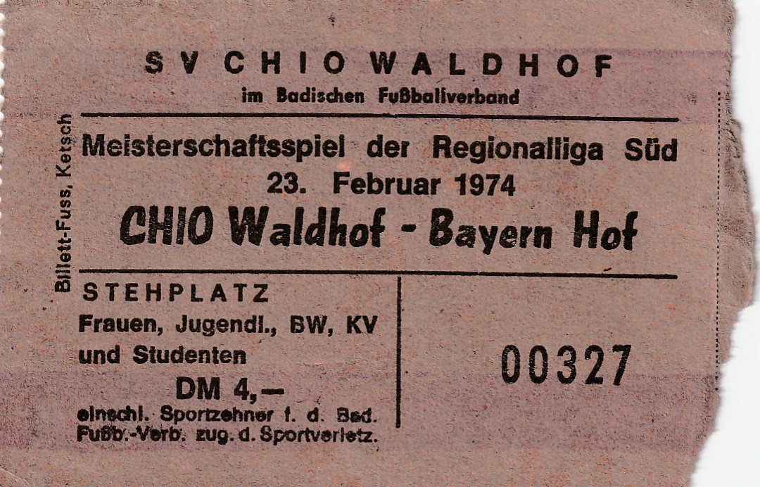 Eintrittskarte 1973 74 Chio Waldhof FC Bayern Hof.jpg