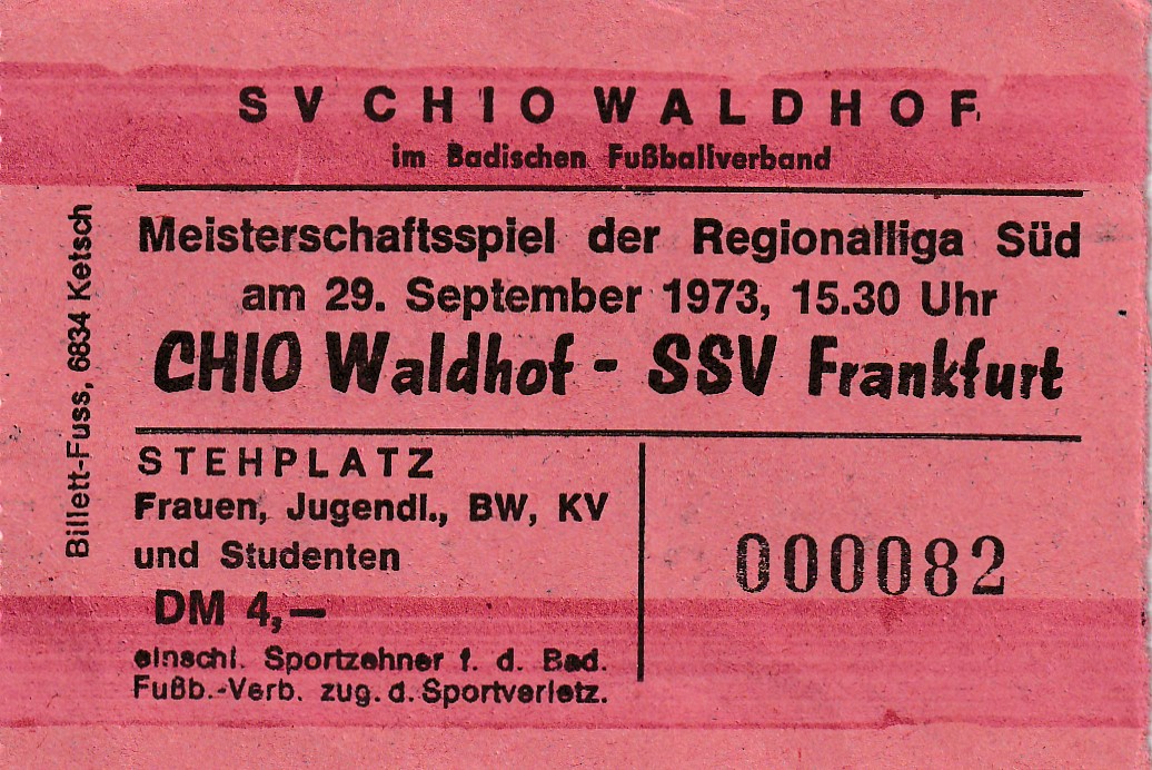 Eintrittskarte 1973 74 Chio Waldhof FSV Frankfurt.jpg