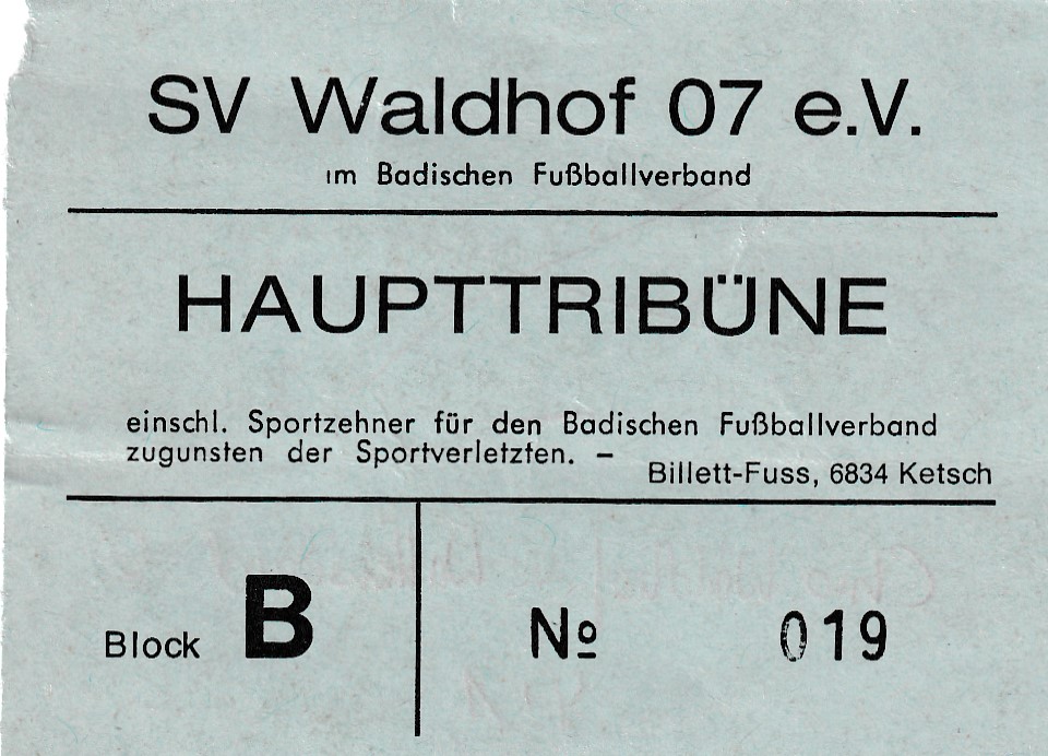 Eintrittskarte 1976 77 SV Chio Waldhof 07 SG Wattenscheid 09.jpg