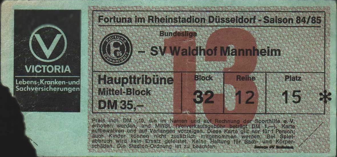 Karte-Fortuna Düsseldorf Waldhof 1984 85.jpg