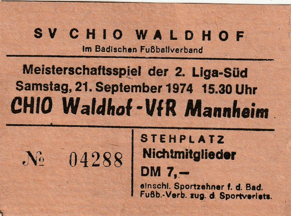 Eintrittskarte 1974 75 SV Chio Waldhof 07 VfR Mannheim.jpg