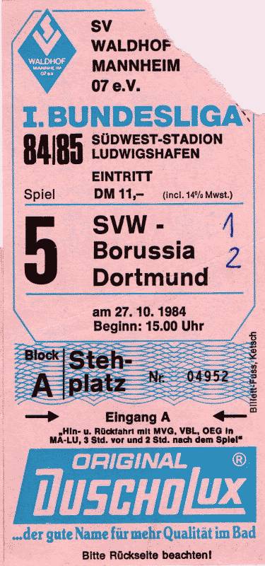 Karte Waldhof Borussia Dortmund 27 10 1984.jpg