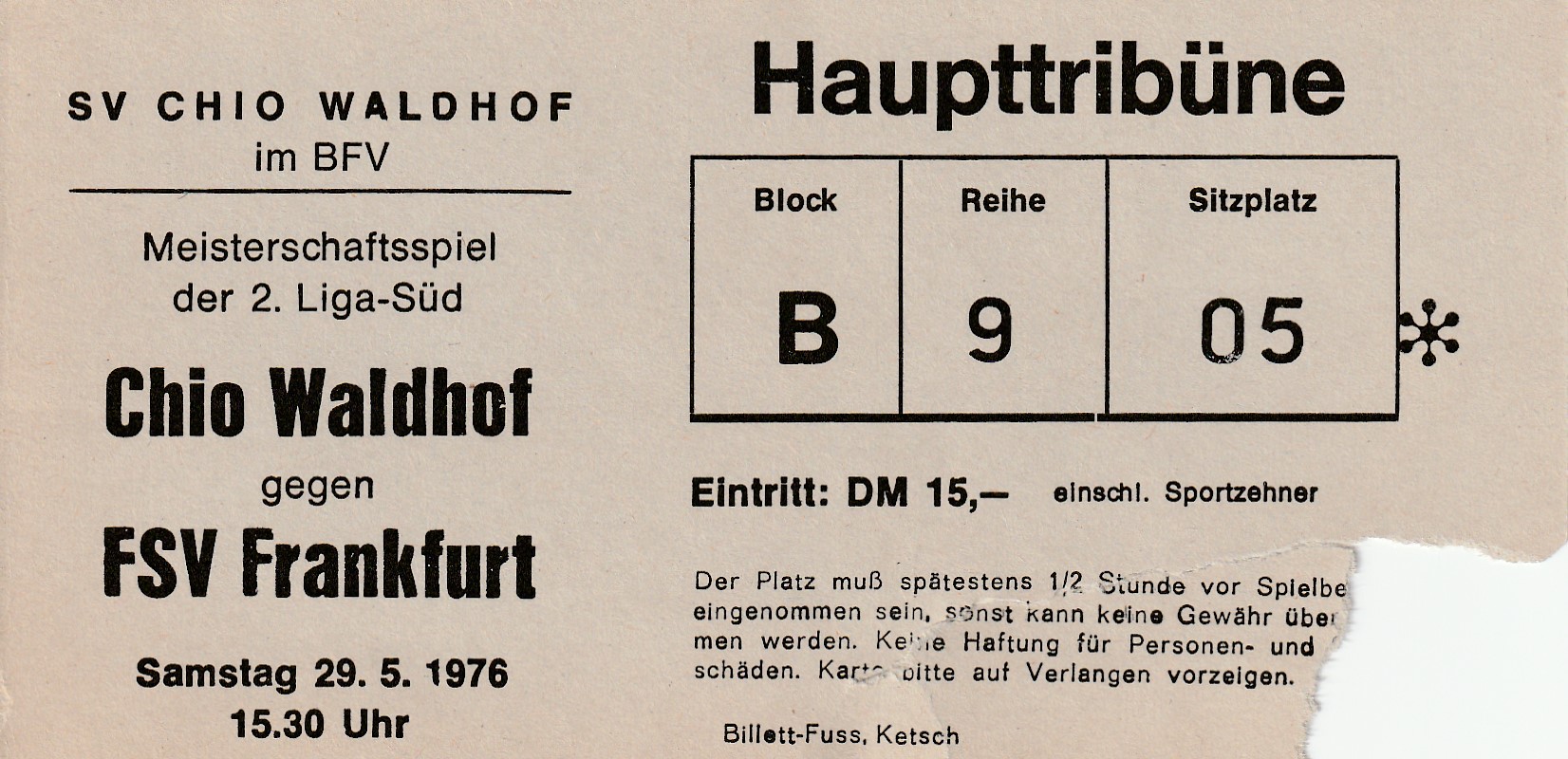 Eintrittskarte 1975 76 Chio Waldhof FSV Frankfurt.jpg