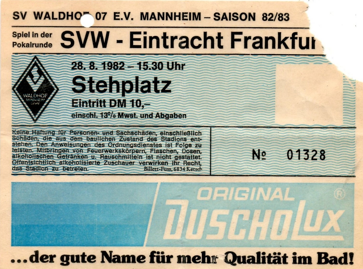 Karte-Waldhof Eintracht Frankfurt Pokal 1982 83.jpg