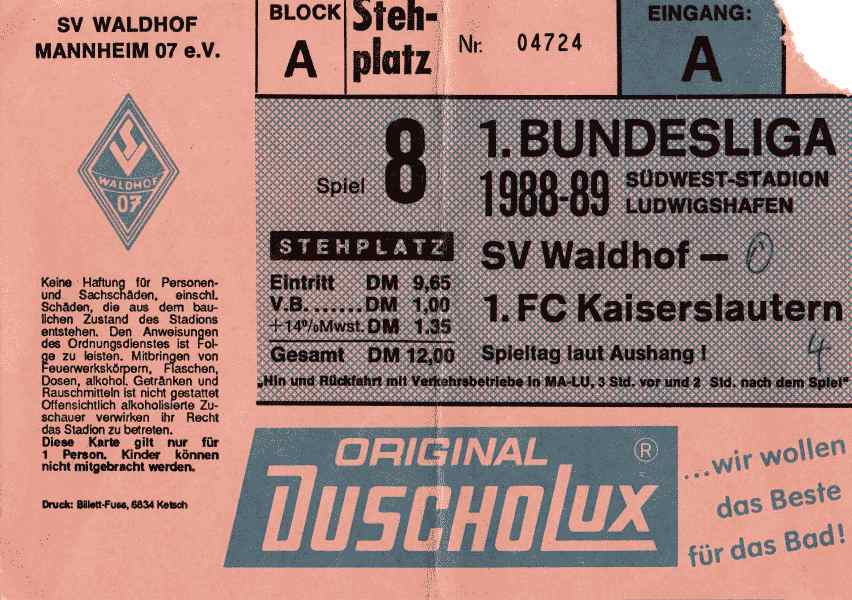 Karte Waldhof FC Kaiserslautern 27 11 1988.jpg