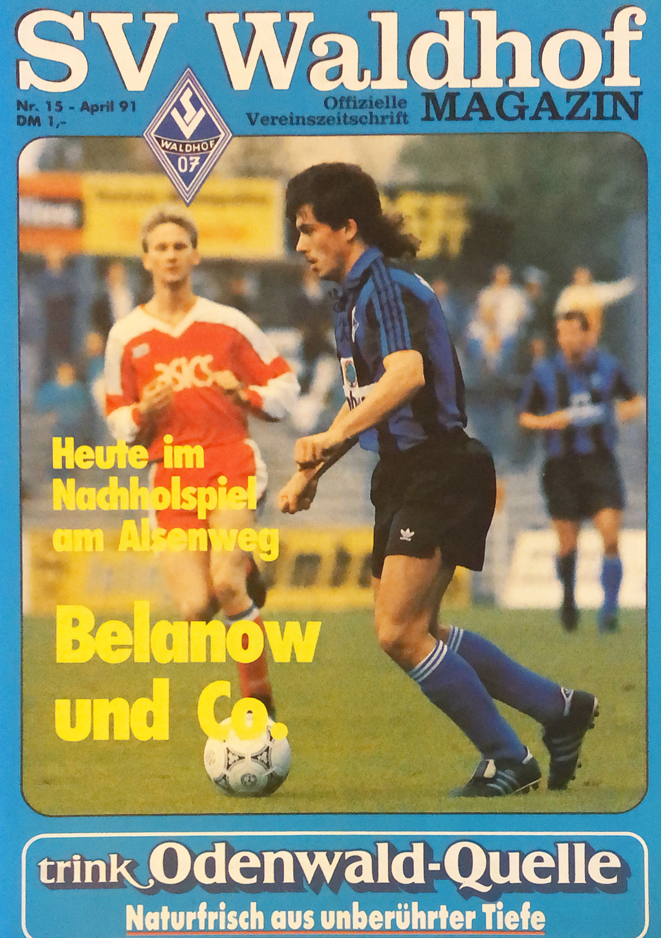 Magazin Waldhof Mannheim Eintr Braunschweig 26 April 1991.jpg