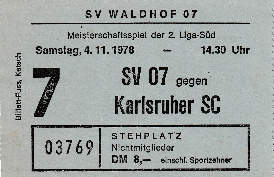 Eintrittskarte 1978 79 SV Waldhof 07 Karlsruher SC.jpg