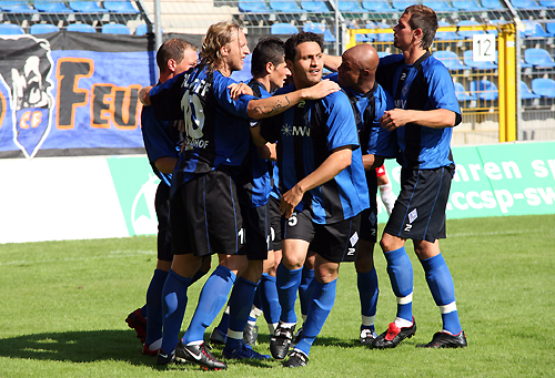 SV Waldhof Mannheim - 1. FC Normannia Gmünd 3:2 (1:1)